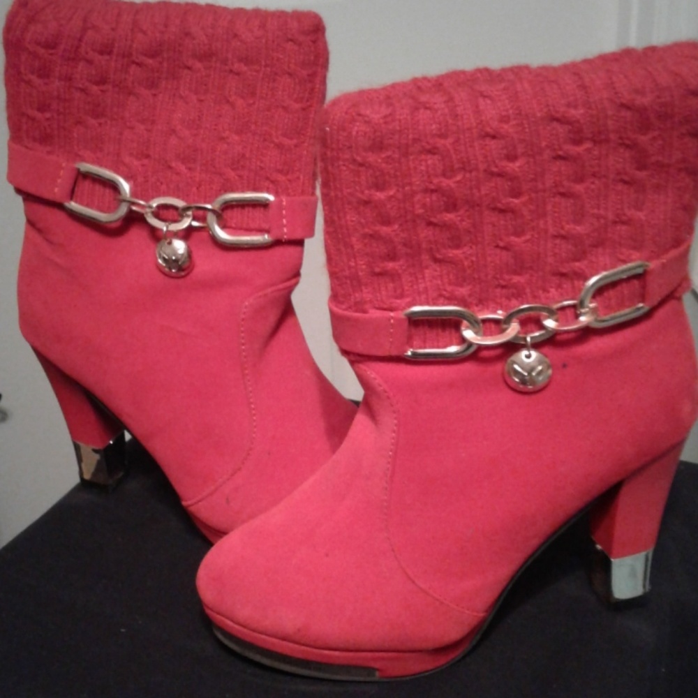 Eblan stretch knit sock boots